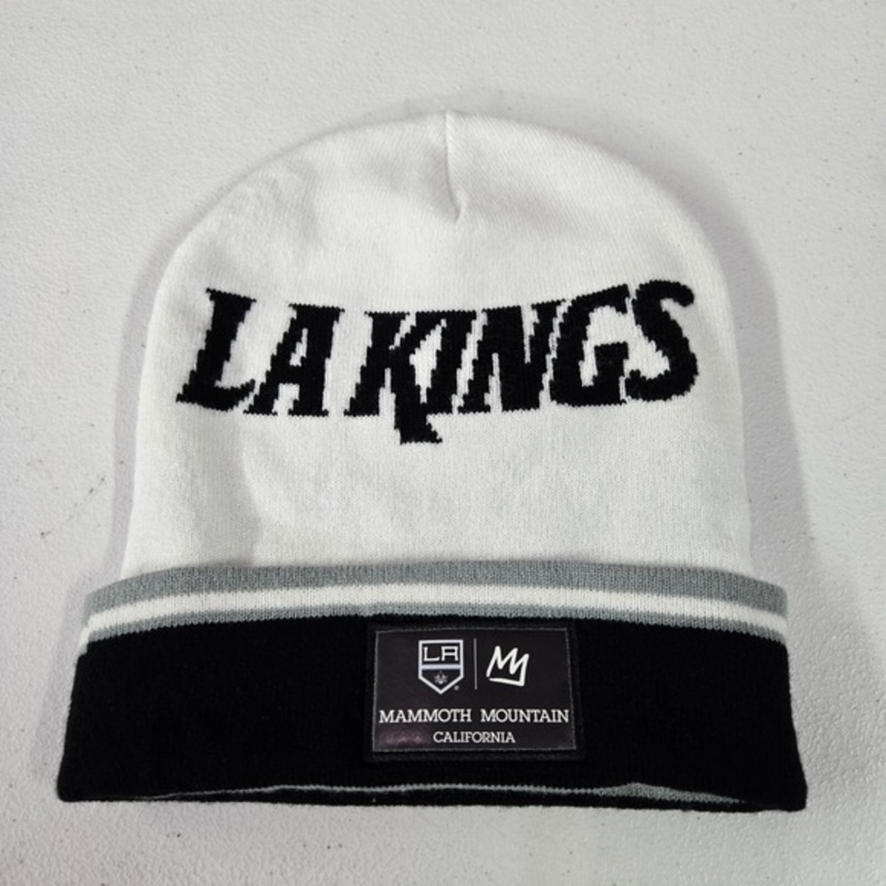 Los Angeles Kings Men Hat One Size‎ White Beanie Mammoth Mountain California